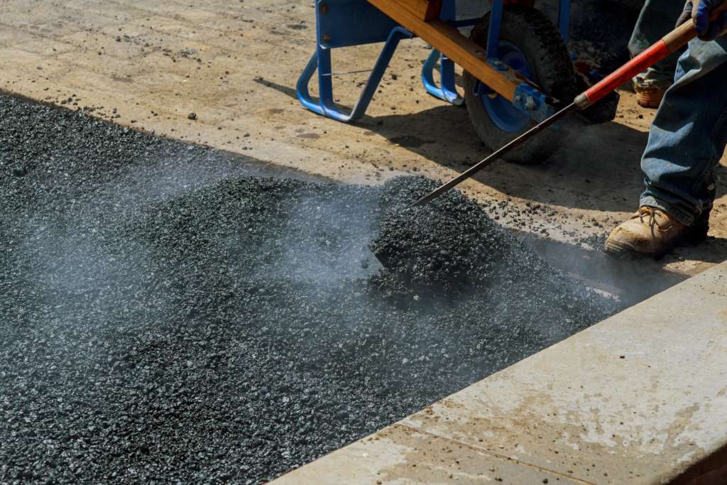 Réparation de surface d'asphalte